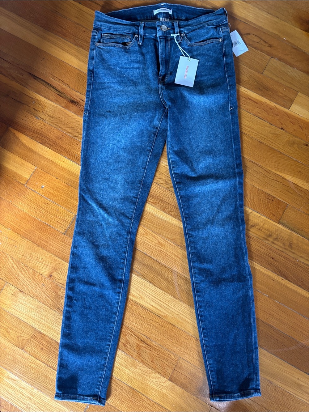 Good American Indigo Skinny Jeans - Picture 8 of 9